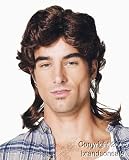 Funny 80s Mullet Costume Wig