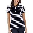 Merona&reg; Women's Ultimate Polo - Deep Navy Stripe&nbsp;
