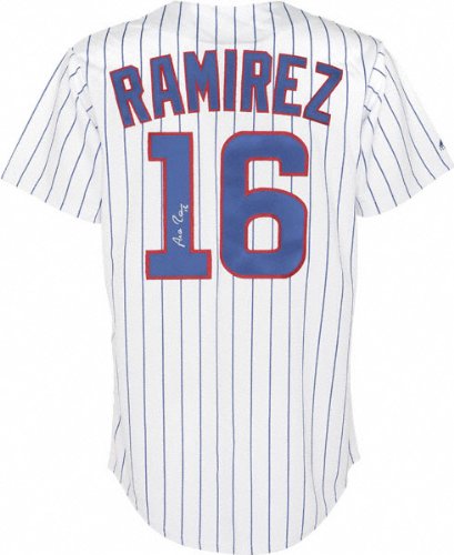 Aramis Ramirez Chicago Cubs Autographed Majestic Athletic Replica Home Jersey