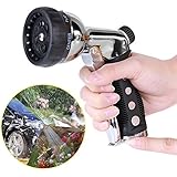 Crenova 3/4 inch High Pressure Garden Hose Nozzle Sprayer Car Wash Gun Heavy Duty Construction
