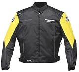 Joe Rocket Goldwing Deals Gap Sport Textile Mens Motorcycle Jacket Black/Yellow XL