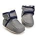Enteer Infant Snow Boots Premium Soft Sole Anti-Slip Warm Winter Prewalker Toddler Boots (7-12months, dark grey)
