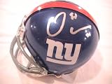OSI UMENYIORA SIGNED AUTOGRAPHED NEW YORK GIANTS MINI HELMET COA + HOLOGRAM