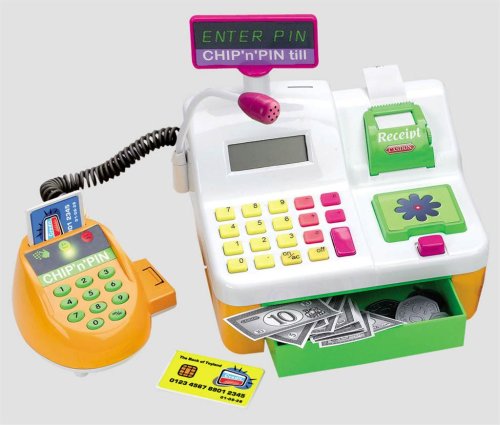 Childrens Toyshop  Toys : Casdon Toy Chip n Pin Till
