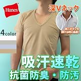 Hanes 【大きいサイズ】【5L】Ecoリリース深VネックＴシャツ(51-411)