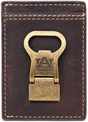 Jack Mason Brand Gridiron Multicard Front Pocket Wallet - Auburn (JMU-2009-AU)