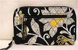 Vera Bradley Zip Around Wallet Yellow Bird