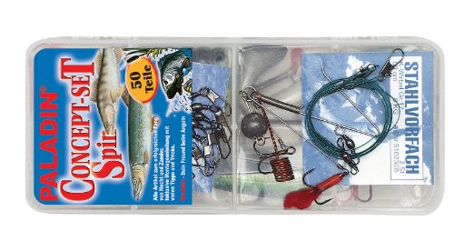 Paladin  Set: Angelschn&uuml;re-haken Spinset Hecht/zander, farbig, 4300007 Preisvergleich