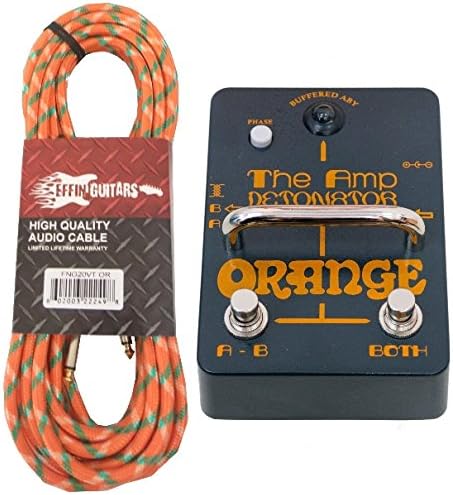 Orange Amplification Amp Detonator Buffered ABY Switcher Pedal w/Tweed Cable