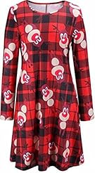 Stretchy Long Sleeves Round Neck Elastane/Polyester General Print Party Dress 