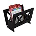 Oceanstar M1125 Contemporary Solid Wood Magazine Rack, Mahogany Finished