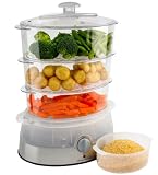 Frigidaire FCL1070/H Plus 3 Tier Steamer with Easy Stack Baskets