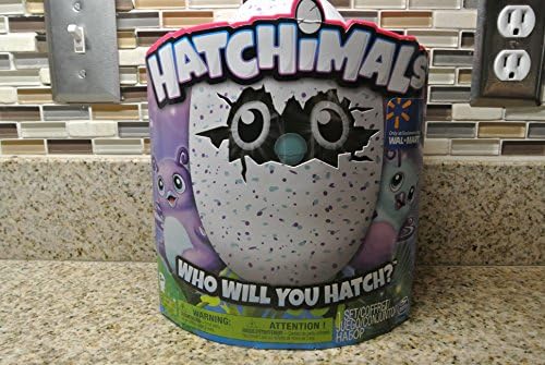 Hatchimals - Hatching Egg - Interactive Creature - Burtle - Purple/Teal Egg - Spin Master