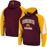 Minnesota Golden Gophers Maroon-Gold Playmaker Pullover Hoodie Sweatshirt
