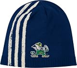 Notre Dame Fighting Irish Adidas Cuffless Distressed Striped Knit Hat