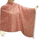 Indian Wool Scarves Stole with Leaf Design and Small Stones (Free Shipping) stle0034r Indian Wool Scarves Stole with Leaf Design and Small Stones (Free Shipping) stle0034r