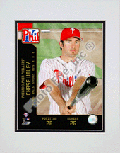 Buy Chase Utley 2008 Studio Double Matted 8Ó x 10Ó Photograph (Unframed) by Photo File