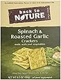 Back To Nature Crackers, Spinach and Roasted Garlic, 6.5 Ounce