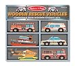 Melissa & Doug Wooden Rescue Vehicles Set