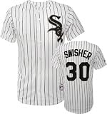 Youth Chicago White Sox #30 Nick Swisher Home Replica Jersey - XL 18-20