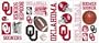 RoomMates RMK1061SCS University of Oklahoma Peel & Stick Wall Decals