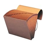 Smead Kraft A-Z Index 12 x 10 Inch Expanding File with Flap and Elastic Cord (70121)