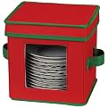 Whitney Holiday Saucer Chest Red