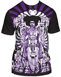Men's Jimi Hendrix Axis Bold As Love Big Print Subway T-shirt