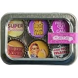 Mom Mother Bottle Cap 6 pc Magnet Set w/ Case