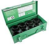 Hitachi 728560 8-Piece 3/4-Inch Impact Socket Set
