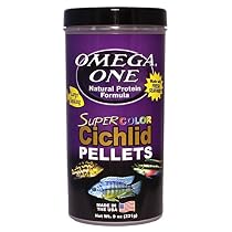 Omega One Super Color Cichlid Large Sinking Pellets, 9 oz.
