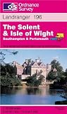 The Solent and the Isle of Wight, Southampton and Portsmouth (Landranger Maps)