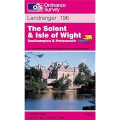 The Solent and the Isle of Wight, Southampton and Portsmouth (Landranger Maps)