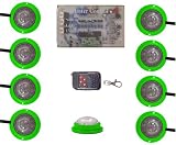 Vision X HIL-STG Tantrum Strobe System And Rock Light Kit with Master Controller And Wireless Remote Green