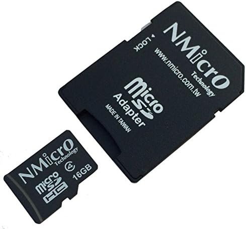 NMicro 16GB micro SD C4 Class 4 4~5MB write/s microSD microSDHC SDHC Flash memory card with Adapter (actual free space 14.4GB)