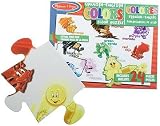24-piece Deluxe Bilingual Colors Cardboard Floor Puzzle