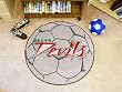Mississippi Valley Delta Devils 29" Round Soccer Ball Floor Mat (Rug)