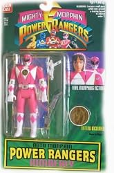 Mighty Morphin Power Rangers Auto Morphin Kimberly Pink Power Ranger Action Figure
