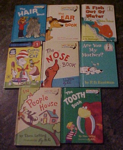 Beginner Books 8 Pack-A Fish Out Of Water / Are You My Mother? / The Tooth Book / In A People House / The Nose Book / Cooking With Cat / The Ear Book / The Hair Book