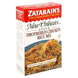 Zatarain's New Orleans Style Mixes, Smothered Chicken Rice Mix, 8-Ounce Boxes (Pack of 12)