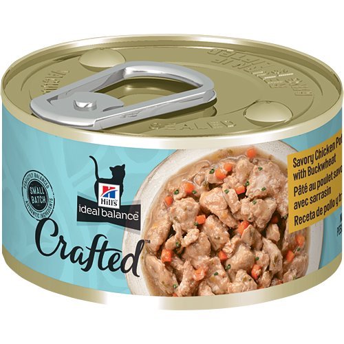 Hill's Ideal Balance Crafted Savory Chicken Pot Pie with Buckwheat Cat Food Can, 2.9-Ounce, 24-Pack