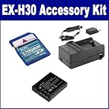 Casio Exilim EX-H30 Digital Camera Accessory Kit includes: KSD2GB Memory Ca ....