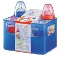 NUK 10225078 - Disney First Choice Starter Set mit 4 Anti-Colic Weithals-Flaschen und Flaschenbox