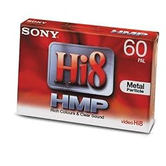 Sony - 8MM-Camcorder Kassette, Hi8-Format - Metal Particle, 60 Minuten