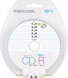 Memorex - Designer Series 10-Pack 48x CD-R Discs Notebook