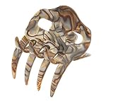France Luxe Four Tooth Jaw - Onyx