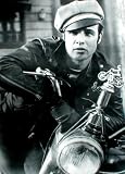 Marlon Brando (The Wild One) Movie Poster Print - 24