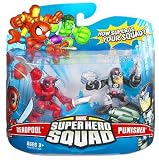 Marvel Superhero Squad Hasbro Series 6 Mini 3 Inch Figure 2-Pack Punisher & Deadpool