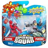 Marvel Superhero Squad Hasbro Series 6 Mini 3 Inch Figure 2-Pack Punisher & Deadpool