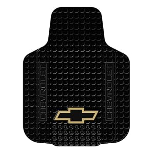 Chevy-Gold-Bowtie-Universal-Fit-Molded-Front-Floor-Mat-Set-of-2